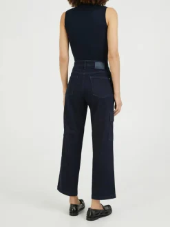 Straight-Leg Jeans 'Gaia' Marineblau