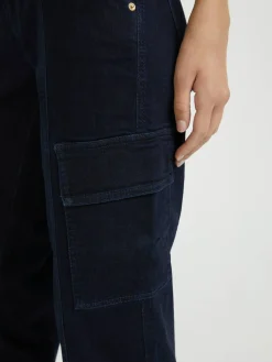 Straight-Leg Jeans 'Gaia' Marineblau