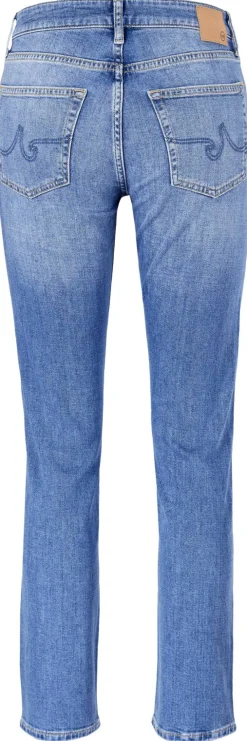 Straight-Leg Jeans 'Girlfriend' Blau