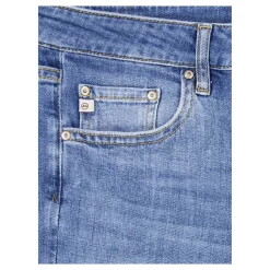 Straight-Leg Jeans 'Girlfriend' Blau