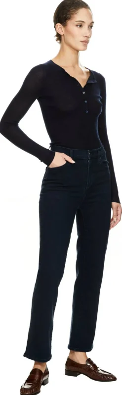 Straight-Leg Jeans 'Le Sleek' Dunkelblau