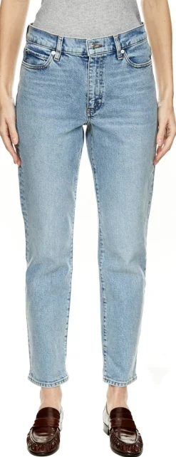 Straight-Leg Jeans 'The Borrowed' Hellblau