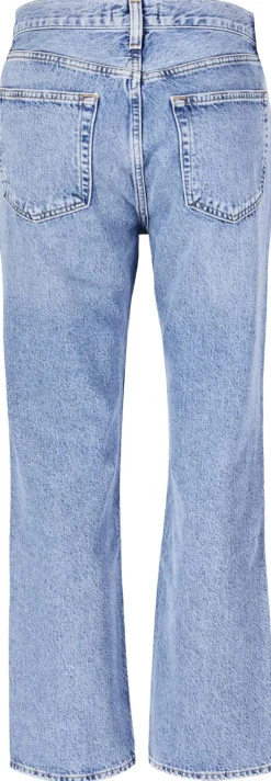 Straight-Leg Jeans 'Valen' Mittelblau