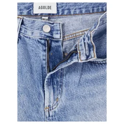 Straight-Leg Jeans 'Valen' Mittelblau
