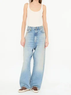 Straight-Leg Jeans 'Venti' Blau