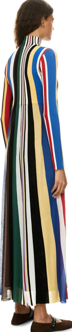Stretch-Maxikleid Red Multicolour