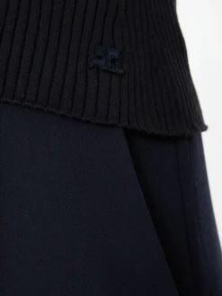 Strickjacke 'Solar Light' Marineblau