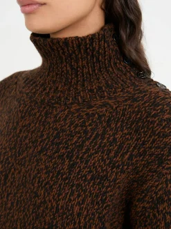 Strickkleid Braun