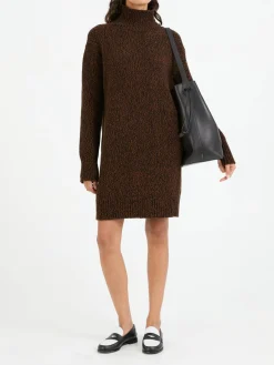 Strickkleid Braun