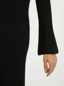 Strickkleid 'Colea' Schwarz