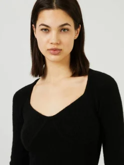 Strickkleid 'Courchevel' Schwarz