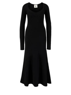 Strickkleid 'Courchevel' Schwarz