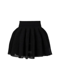 Strick-Minirock 'Crinoline' Schwarz