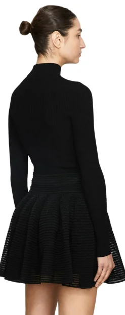 Strick-Minirock 'Crinoline' Schwarz