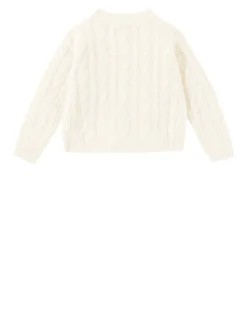 Strickpullover in Crème