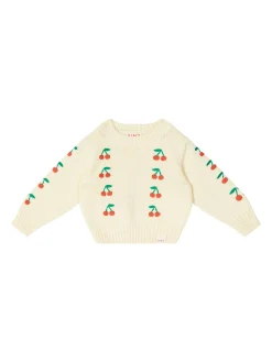 Strickpullover 'Mini Cherries' Gelb