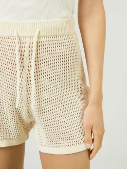 Strickshorts 'Jael' Crème