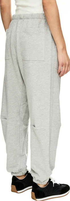Sweatpants 'Dulce' mit Faltennähte Grau