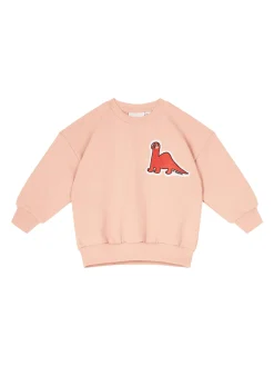 Sweatshirt 'Dino Patch' Pink