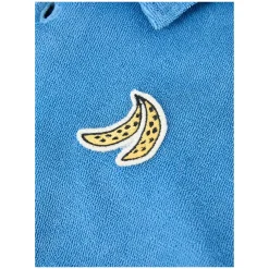 Sweatshirt 'Eponge' aus Samt Blau