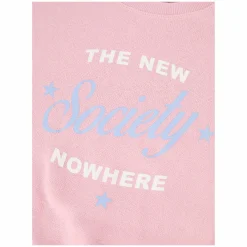 Sweatshirt 'Molly' mit Logo-Print Rosa