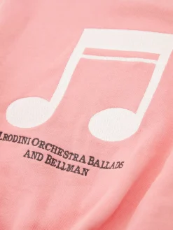 Sweatshirt 'Note Emb' Pink