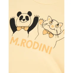 Sweatshirt 'Panda Cat' Gelb