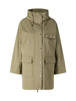 Taillierter Parka Khaki