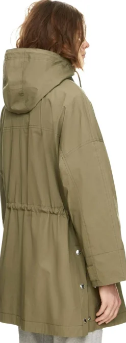 Taillierter Parka Khaki