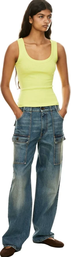 Tanktop 'Hillie Tank' Lime