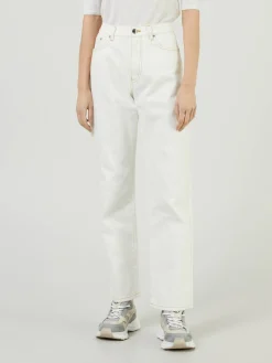 Tapered-Fit Jeans Weiß
