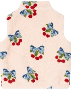 Teddy-Fleece-Weste 'Jody' Rosé