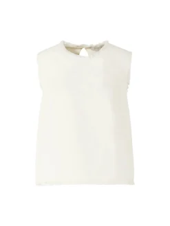 Top 'Charles' mit Fransen Cremé