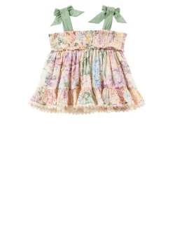 Top 'Halliday Shirred' Multi