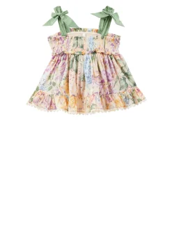 Top 'Halliday Shirred' Multi