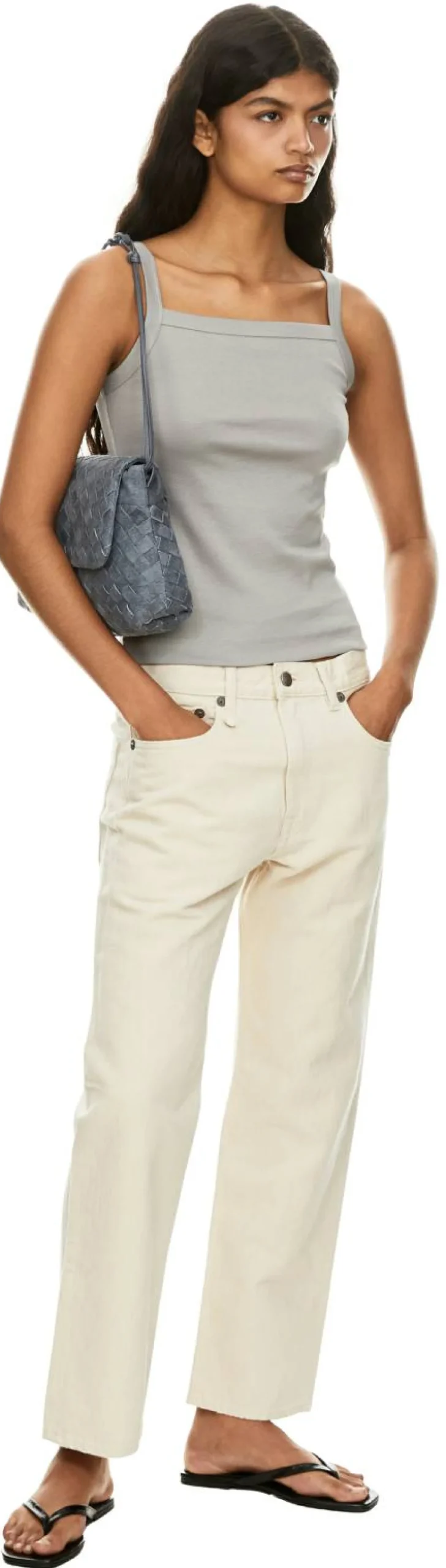 Top 'May Cami' Grau