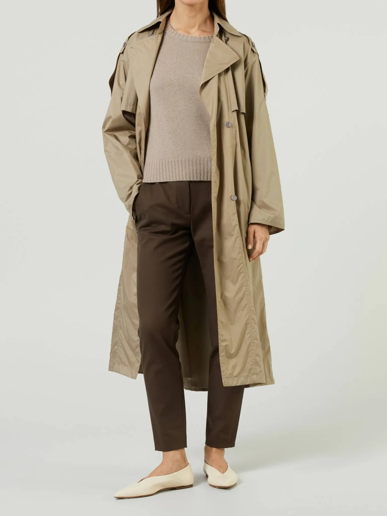 Trenchcoat 'Deva' Beige