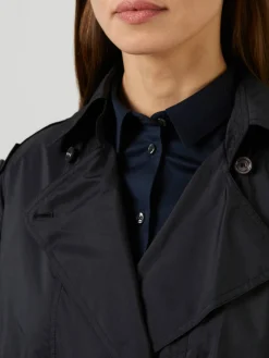 Trenchcoat 'Deva' Schwarz