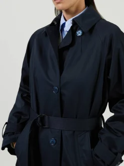 Trenchcoat 'Lakeside' Marineblau