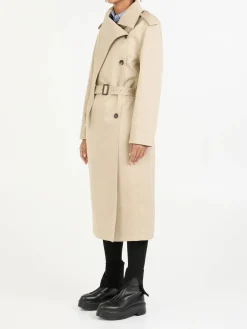Trenchcoat 'Oblique' in Crème