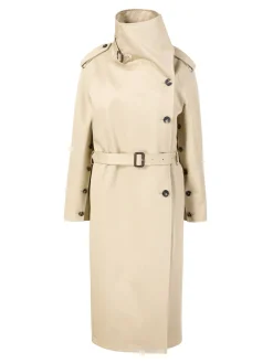 Trenchcoat 'Oblique' in Crème