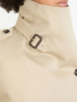 Trenchcoat 'Oblique' in Crème