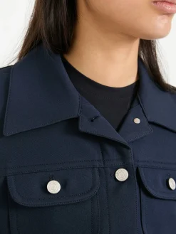 Trucker-Jacke Marineblau
