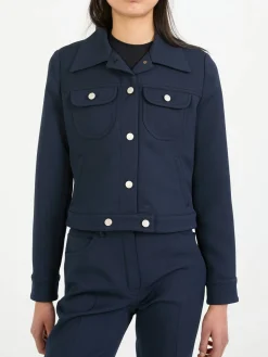 Trucker-Jacke Marineblau