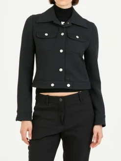 Trucker-Jacke Schwarz