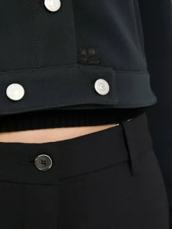 Trucker-Jacke Schwarz