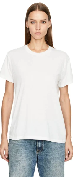 T-Shirt 'Boyfriend' Crème