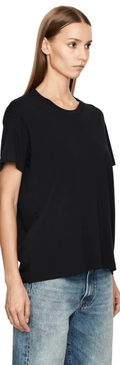 T-Shirt 'Boyfriend' Schwarz