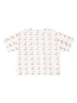 T-Shirt 'Cherries' Weiß