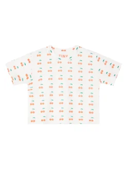 T-Shirt 'Cherries' Weiß